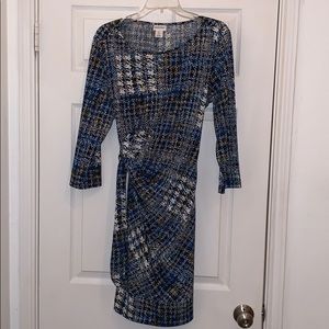 Motherhood Maternity Wrap Dress, Size L